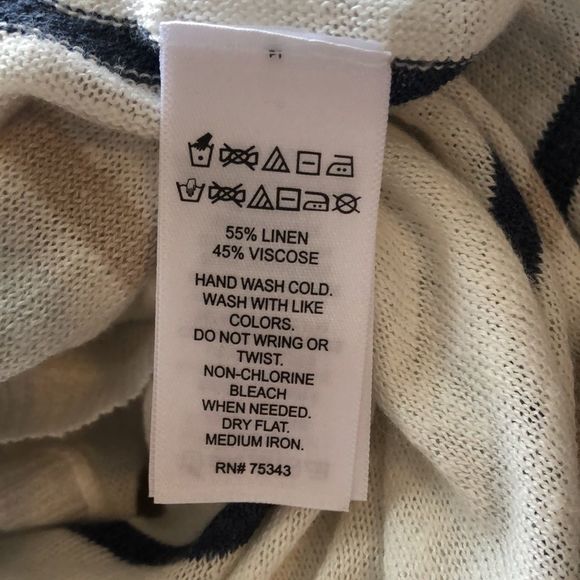 Artisan NY LINEN/VISCOSE Open Front Cardigan - Picture 4 of 5